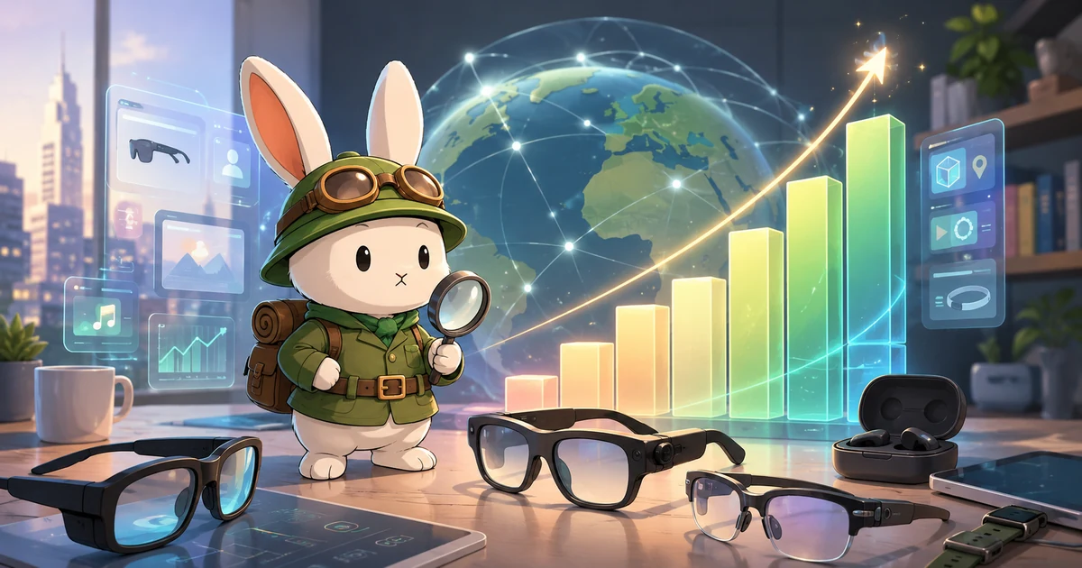 Cover illustration for: Smart Glasses Turn Into a Real Market: The $3 Billion Year Nobody Saw Coming